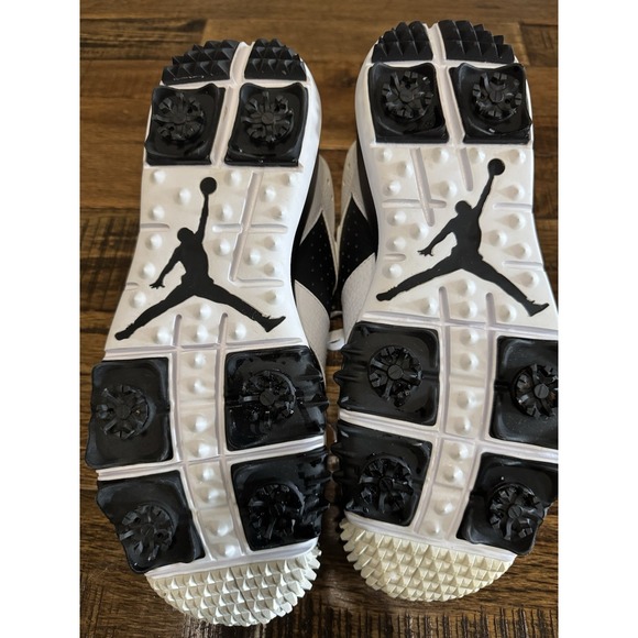 RARE Nike Air Jordan 6 Retro Golf Oreo 2015 Black White Cleats Mens 11.5 main image 4